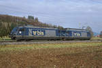 BLS Lokzug bestehend aus den Re 465 012 und Re 465 013 bei Bollodingen am 19.