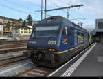 BLS - Lok 465 003-2 im Bahnhof Bern am 26.01.2020