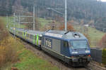 Letzte Fahrten der BLS EW lll Pendel zwischen Neuchâtel und La Chaux-de-Fonds.
