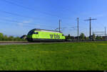 BLS - 465 014-9 mit Güterzug unterwegs bei Lyssach am 02.05.2022
