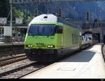 BLS - Lok 465 007 mit Autozug unterwegs in Goppenstein am 2024.05.11