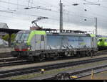 BLS - Rangierfahrt der Lok 475 405 im Bahnhofsareal des Bhf. Basel Bad. am 29.09.2022