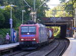 482 026-2  von der SBB-Cargo kommt aus Richtung Köln,Aachen-Hbf und fährt durch Aachen-Schanz mit einem Güterzug aus Gallarate(I) nach Antwerpen-Oorderen(B) und fährt in Richtung