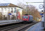 482 006-4 von der SBB-Cargo kommt als Lokzug aus Aachen-West nach Köln-Eifeltor aus Richtung Aachen-West und fährt durch Aachen-Schanz in Richtung