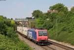 Re 482 034-6 mit dem DGS 40277 (Köln Eifeltor-Novara) bei Schallstadt 19.7.18