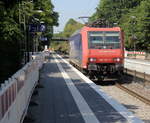 482 021-3 von SBB-Cargo kommt als Lokzug aus Aachen-West nach Köln-Eifeltor und kommt aus Richtung Aachen-West,Aachen-Schanz,Aachen-Hbf,Aachen-Rothe-Erde und fährt durch Aachen-Eilendorf in
