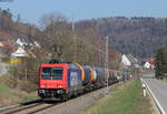 Re 482 047-8 mit dem DGS 45615 (Mainz Bischofsheim-Rümlang) bei Altoberndorf 23.3.19