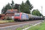 SBB Cargo Re 482 025-4 auf der Bahnstrecke Friedberg-Hanau bei Bruchköbel 