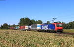 Re 482 030-4 mit dem DGS 43001 (Köln Eifeltor-Gallarate) bei Riegel 23.9.21