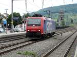 SBB - Lokzug 482 012-2 unterwegs in Sissach am 28.07.2012
