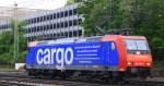 482 010-6 von SBB-Cargo rangiert in Aachen-West am Abend des 14.5.2013.