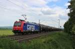 Am 13.Juni 2013 war SBBC 482 034  Duisburg  mit einem Kesselwagenzug bei Elze(Han) auf dem Weg Richtung Norden.