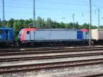 Am 21.07.2013 stand 482 042 im Güterbahnhof Stendal abgestellt.