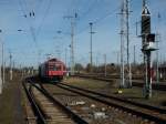 Am 22.03.2015 kam 482 041 mit einem Transceraleszug aus Richtung Magdeburg nach Stendal und fuhr weiter in Richtung Salzwedel/Hamburg.