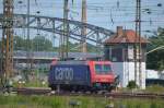 482 035-3 SBB Cargo im Vorfeld des Hbf Leipzig abgestellt 10.06.2015