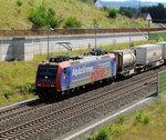 SBB Cargo 482 013-0 mit Güterzug am 18.08.16 bei Neuhof (Kreis Fulda) auf der KBS615