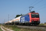 482 004 mit DGS 91270 (Karlsruhe Gbf–Vohburg Werkbf) am 07.09.2016 zwischen Triesdorf und Muhr am See