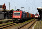 Am 10.05.2017 kam die 482 047-8 von der HSL Logistik (SBB Cargo) aus Richtung Magdeburg nach Stendal und fuhr weiter in Richtung Salzwedel . 