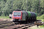 SBB Cargo 482 018-9 durchfährt Duisburg-Entenfang 8.6.2017