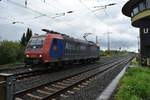 482 022-1 in Lintorf gen Duisburg fahrend. Sonntag den 22.10.2017