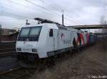 Leider war das Wetter fr diese Aufnahme nicht berauschend.
RE 482 009-8, die Werbung fr den Baustoff - Konzern Holcim macht, steht mit RE 481 001-6 im Bahnhof Hamburg Wilhelmsburg.
Aufgenommen am: 12.01.2004