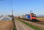 Re 482 000-7 mit dem DGS 40247 (YSchijn-Gallarate) bei Niederschopfheim 24.3.20