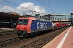 SBB Cargo 482 000 mit KLV bei der Durchfahrt in Kassel-Wilhelmshöhe Richtung Süden