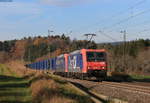 Re 482 012-2 und Re 482 013-0 mit dem DGS 42658 (Basel SBB RB-Emmerich) bei Eutingen 15.11.20