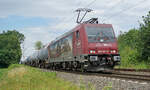 Lokomotive 482 047-8 ,,Jim Knopf'' am 13.07.2022 mit einem Kesselzug in Lintorf.