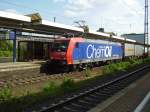 482 028-8 der SBB-Cargo mit einem Gterzug in Koblenz.(30.5.07)