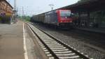 482 038 von SBB Cargo (angemietet von Regentalbahn) mit Holzhackschitzelzug am 31.05.2008 durch Kreiensen -> Freden