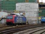 Die Re 482 010 am 04.01.2008 in Passau Hbf.