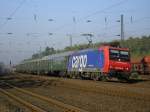 SBB Cargo 482 006-4 mit DPE 95244 von Kln Hbf. nach Halle(Saale) erreicht in Krze Bochum Hbf.(26.09.2008)