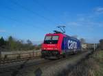 Mein Highlight des Tages war die Re 482 047-8, die gerade Altenfelde Durchfhrt um den DGS 43677 nach Novara aus ALSK abzuholen. 25.01.09.