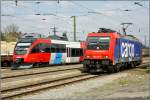 Zum ersten Mal in Zeltweg war am 24.04.2009 die Schweizer SBB 482 035 um einen Leerzug abzuholen.