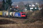 Knapp zwei Stunden spter prsentiert sich 482 046-0 in strahlender Herbstsonne. Petrus hatte ein Einsehen... (Sept. 2009).