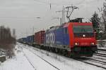 SBB Cargo 482 036-1 durchfhrt am 6.1.2010 Ratngen-Lintorf