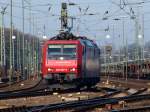 482 032-0 von der SBB beim Rangieren am 03.03.2010 in Aachen West