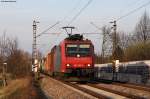 Re 482 025-4 mit einem KLV bei Bruchhausen 15.3.11