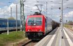 482 037 der SBB Cargo zog am 04.05.11 einen Kesselwagenzug durch Angermnde Richtung Eberswalde.