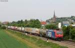 Re 482 023-9 mit einem KLV bei Teningen 7.5.11