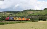 Re 482 039-5 mit einem KV zug bei Himmelstadt 23.6.11