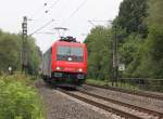 482 041-1 mit Containerzug in Fahrtrichtung Norde. Aufgenommen am 05.07.2011 bei Wehretal Reichensachsen.