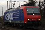 SBB Cargo 482 010 am 4.12.11 als Lz bei der Durchfahrt durch Ratingen-Lintorf.