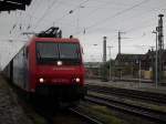 Am 05.05.2012 kam 482 030 der SBB Cargo mit Ganzzug durch Stendal und fuhr in Richtung Magdeburg weiter.