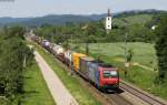 Re 482 008-0 mit einem KLV bei Denzlingen 28.5.12