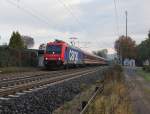 482 043-7 mit Sonderzug in Fahrtrichtung Sden.