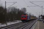 482 041 SBB Cargo mit Holzzug am 27.01.2013 in Staffelstein. Gru an den Tf :) 