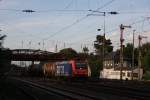 SBB Cargo 482 004 am 29.8.12 mit einem Kesselzug von Gelsenkirchen-Bismarck nach Basel bei der Durchfahrt durch Dsseldorf-Rath.