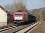 SETG 482 042-9 mit H-Wagenzug in Fahrtrichtung Sden.